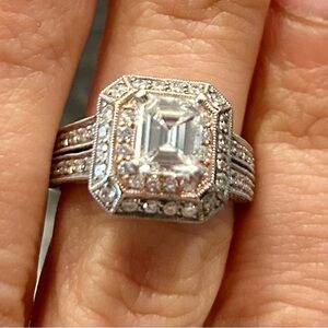 14k gold statement ring like new size 7